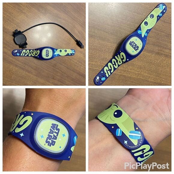 Lot of 4 Pre-Owned / Used Walt Disney World MagicBand+ bands w/ chargers - Picture 2 of 7